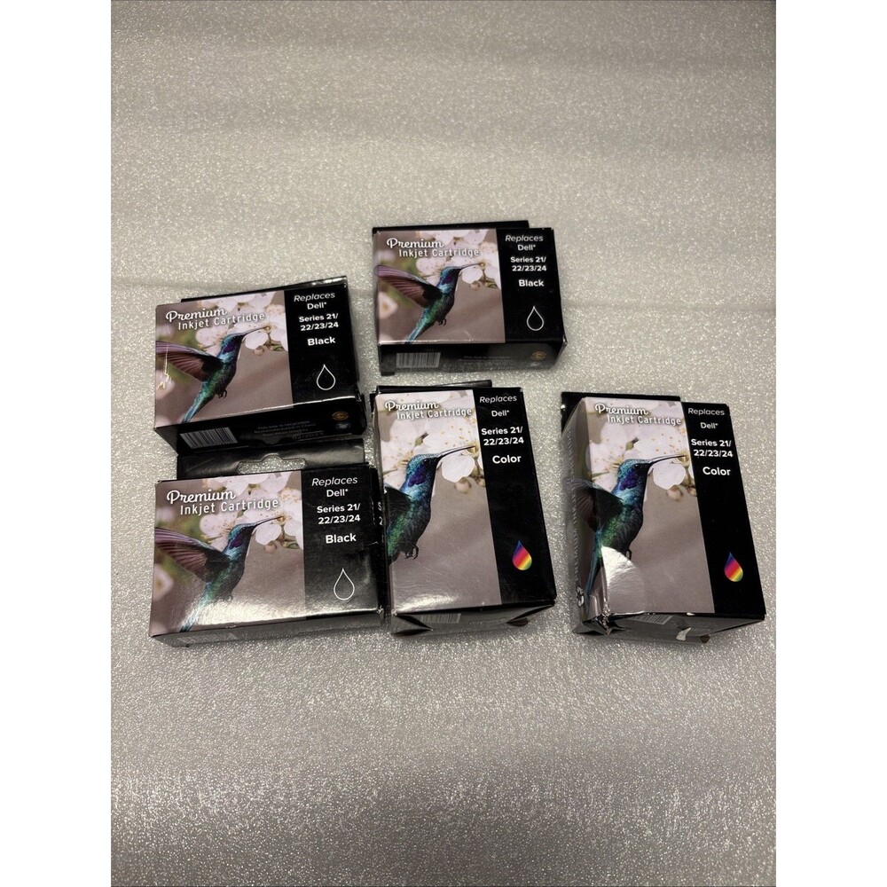 Series 21 22 23 24 Ink Cartridges Black/Color for Dell V515w V313w V313 Printer
